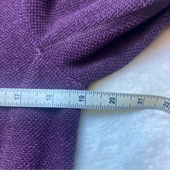 Duluth Trading Company Purple Textured Fleece Jacket Size XS - Picture 10 of 12